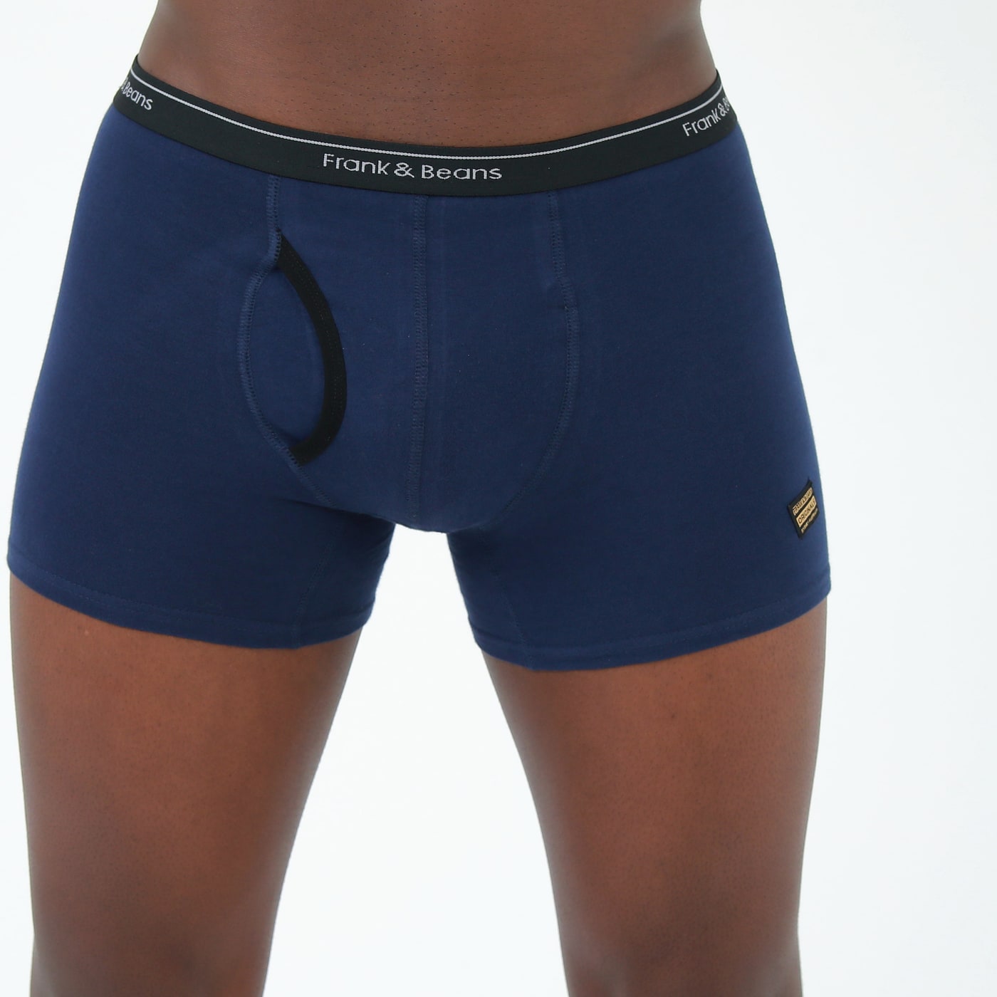 navy boxer briefs cotton front detail