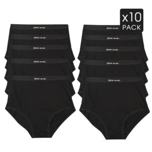 Full Brief 10 Black Pack