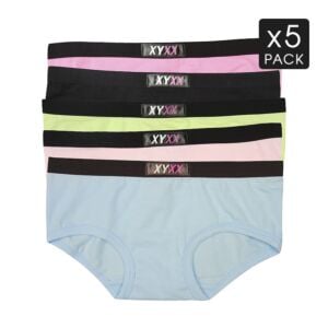 5 Mix Colour Pack XYXX Underwear Womens Boyleg S M L XL XXL