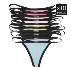 10 Mix Colour Pack XYXX Underwear Womens G String S M L XL XXL