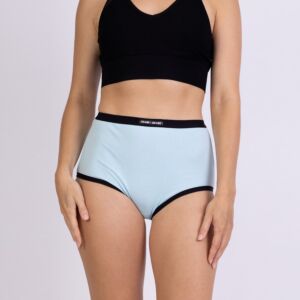 Frank and Beans Underwear Womens Full Brief S M L XL XXL - Blue Girl Front