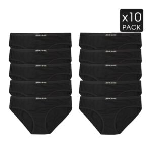 Bikini Brief 10 Black Pack