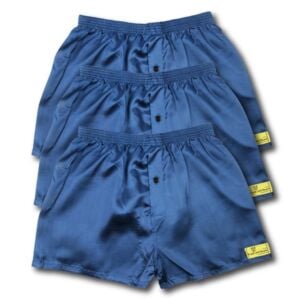 3 Pack Satin Boxer Shorts