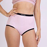 Frank and Beans Underwear Womens Full Brief S M L XL XXL - Light Pink Women front