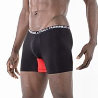 Bamboo Boxer Briefs Trunks Black/Red  6 pack , Black color0