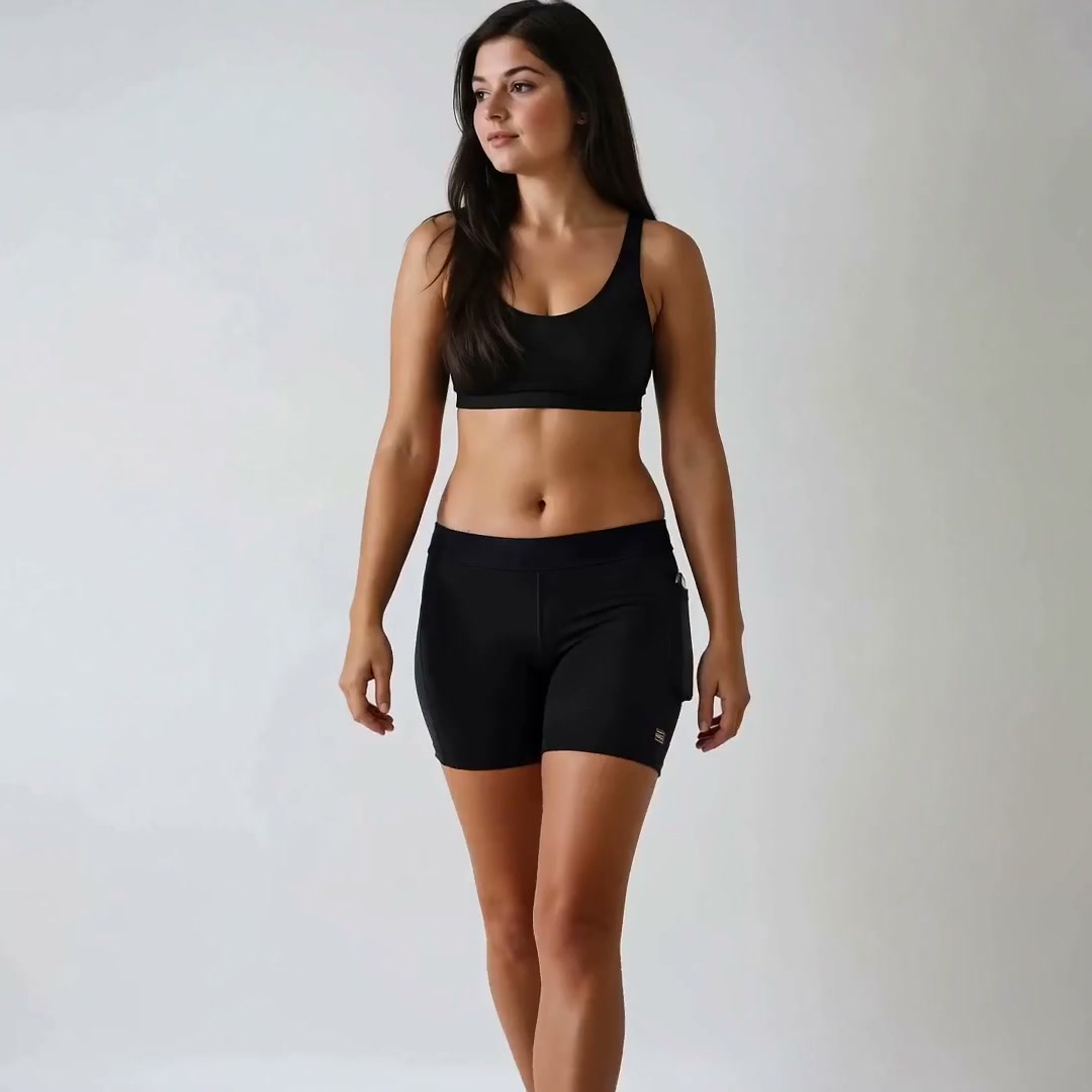Women's black Pocket-Pro boxer briefs — product video